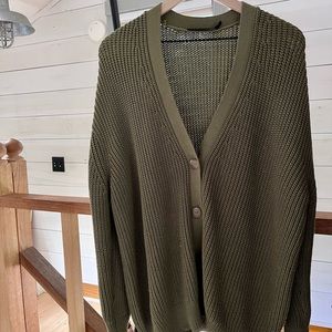 Jenni Kayne Cotton Cocoon in Sage Size Small